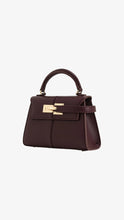 Load image into Gallery viewer, JW PEI | Elise Top Handle Bag - Deep Burgundy