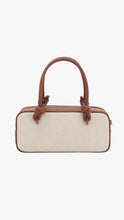 Load image into Gallery viewer, CHARLES & KEITH Sammie Canvas Knotted-Handle Boxy Bag - Taupe Canvas