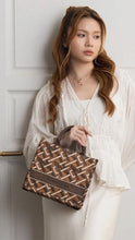 Load image into Gallery viewer, CHRISTY NG FILLMORE 26 MINI CANVAS TOTE Chocolate