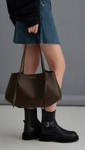 Load image into Gallery viewer, CHARLES & KEITH Calla Tote Bag - Dark Moss