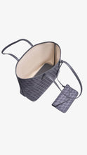 Load image into Gallery viewer, CHRISTY NG Large Russo Monogram Tote Bag - Ash