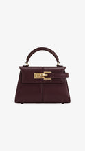 Load image into Gallery viewer, JW PEI | Elise Top Handle Bag - Deep Burgundy