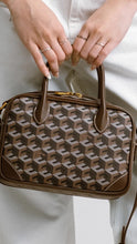Load image into Gallery viewer, CHRISTY NG Marcelo Square Tote Bag Chestnut Brown