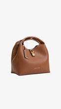 Load image into Gallery viewer, CHARLES & KEITH Chance Turn-Lock Bucket Bag - Chocolate