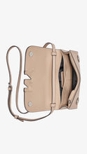 Load image into Gallery viewer, DKNY NICOLE FLAP CROSSBODY BAG - CAPPUCCINO