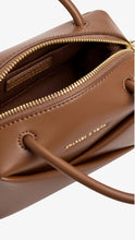 Load image into Gallery viewer, CHARLES & KEITH Midori Geometric Bowling Bag - Chocolate