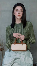 Load image into Gallery viewer, CHARLES & KEITH Sammie Canvas Knotted-Handle Boxy Bag - Taupe Canvas
