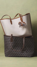 Load image into Gallery viewer, Christy Ng’s Kelso Large Reversible Tote Chestnut Brown