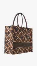 Load image into Gallery viewer, CHRISTY NG Fillmore 26 Large Canvas Tote Chocolate