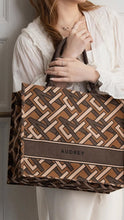 Load image into Gallery viewer, CHRISTY NG Fillmore 26 Large Canvas Tote Chocolate