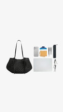 Load image into Gallery viewer, CHARLES &amp; KEITH Calla Woven Tote Bag - Black
