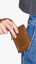 Load image into Gallery viewer, CHARLES &amp; KEITH Side Zip Card Holder - Chocolate
