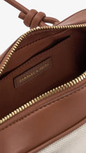 Load image into Gallery viewer, CHARLES &amp; KEITH Sammie Canvas Knotted-Handle Boxy Bag - Taupe Canvas
