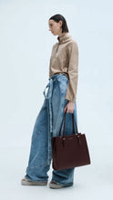 Load image into Gallery viewer, CHARLES &amp; KEITH Sansa Tote Bag - Plum
