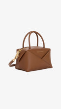 Load image into Gallery viewer, CHARLES &amp; KEITH Midori Geometric Bowling Bag - Chocolate
