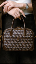 Load image into Gallery viewer, CHRISTY NG Marcelo Square Tote Bag Chestnut Brown
