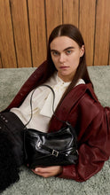 Load image into Gallery viewer, CHARLES &amp; KEITH Bryna Buckled-Strap Crossbody Bag - Noir
