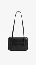 Load image into Gallery viewer, CHARLES &amp; KEITH Maribel Woven Shoulder Bag - Black
