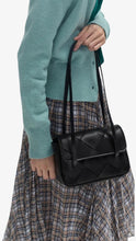 Load image into Gallery viewer, CHARLES &amp; KEITH Maribel Woven Shoulder Bag - Black
