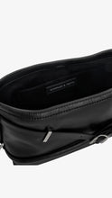 Load image into Gallery viewer, CHARLES &amp; KEITH Bryna Buckled-Strap Crossbody Bag - Noir
