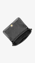 Load image into Gallery viewer, MK MEDIUM LOGO CONVERTIBLE CROSSBODY BAG-BLACK
