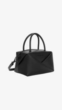 Load image into Gallery viewer, CHARLES &amp; KEITH Midori Geometric Bowling Bag - Black
