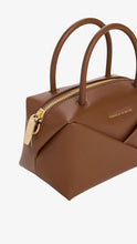 Load image into Gallery viewer, CHARLES &amp; KEITH Midori Geometric Bowling Bag - Chocolate
