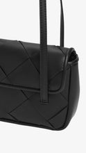 Load image into Gallery viewer, CHARLES &amp; KEITH Maribel Woven Shoulder Bag - Black
