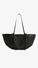 Load image into Gallery viewer, CHARLES &amp; KEITH Calla Woven Tote Bag - Black
