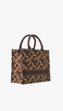 Load image into Gallery viewer, CHRISTY NG FILLMORE 26 MINI CANVAS TOTE Chocolate
