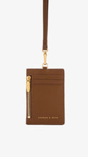 Load image into Gallery viewer, CHARLES &amp; KEITH Side Zip Card Holder - Chocolate
