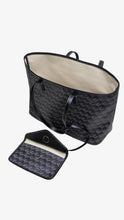 Load image into Gallery viewer, CHRISTY NG Large Russo Monogram Tote Bag - Black
