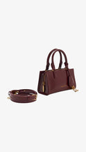 Load image into Gallery viewer, CHARLES &amp; KEITH Mini Kerry Top Handle Bag XS | Wineberry Red

