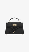 Load image into Gallery viewer, CHARLES &amp; KEITH Tricha Knotted-Belt Top Handle Bag - Black
