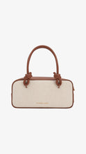Load image into Gallery viewer, CHARLES &amp; KEITH Sammie Canvas Knotted-Handle Boxy Bag - Taupe Canvas
