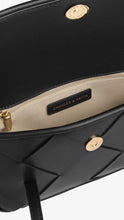 Load image into Gallery viewer, CHARLES &amp; KEITH Maribel Woven Shoulder Bag - Black
