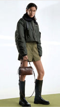 Load image into Gallery viewer, CHARLES &amp; KEITH Noane Top Handle Bag-Distressed Coffee
