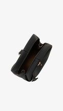 Load image into Gallery viewer, CHARLES &amp; KEITH Mini Chance Turn-Lock Bucket Bag - Black
