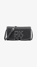 Load image into Gallery viewer, DKNY NICOLE FLAP CROSSBODY BAG - Black
