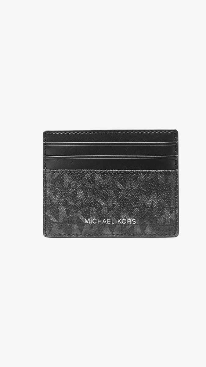 MK Men's Cooper Tall Card Case- Black
