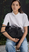 Load image into Gallery viewer, CHARLES &amp; KEITH Calla Woven Tote Bag - Black
