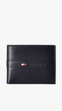 Load image into Gallery viewer, Tommy Hilfiger Men's Leather Wallet Black
