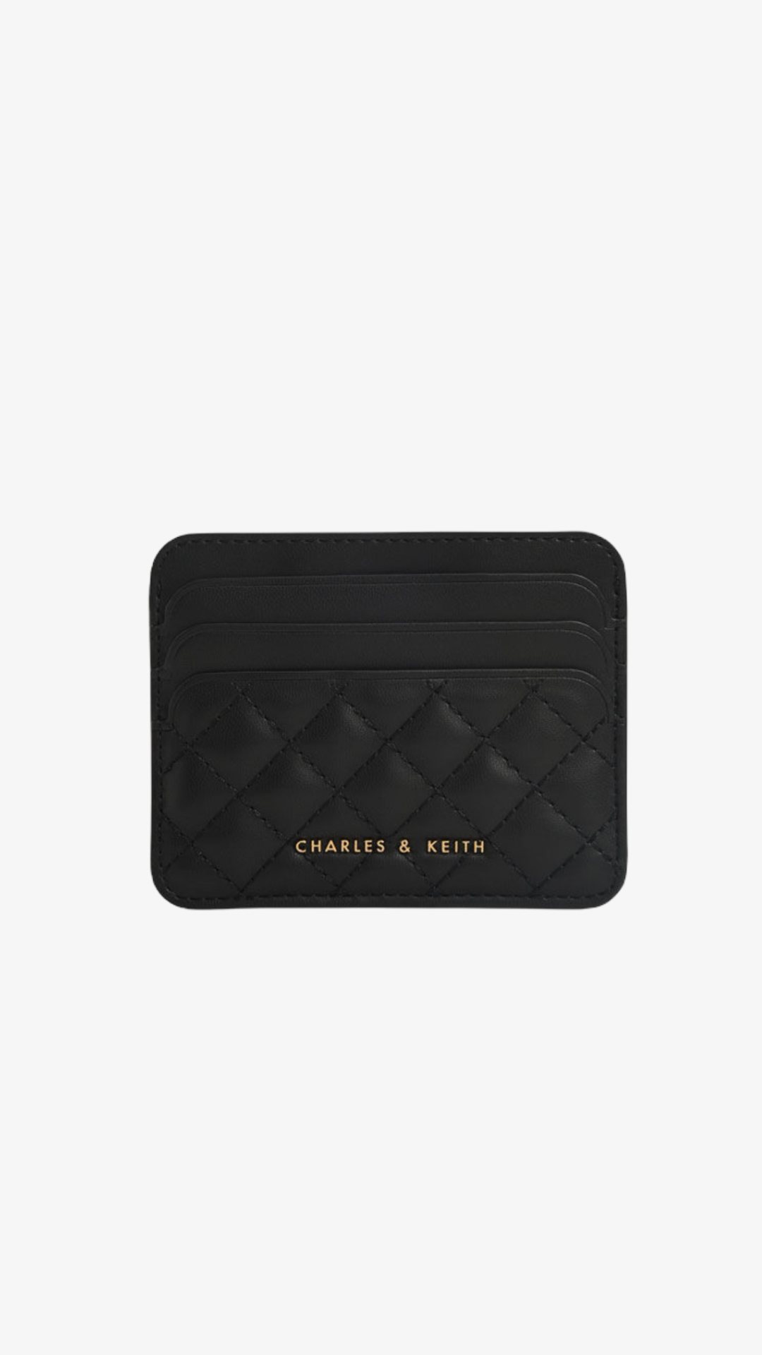 CHARLES & KEITH Quilted Card Holder