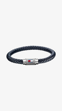 Load image into Gallery viewer, TOMMY HILFIGER Leather Bracelet Dark Blue
